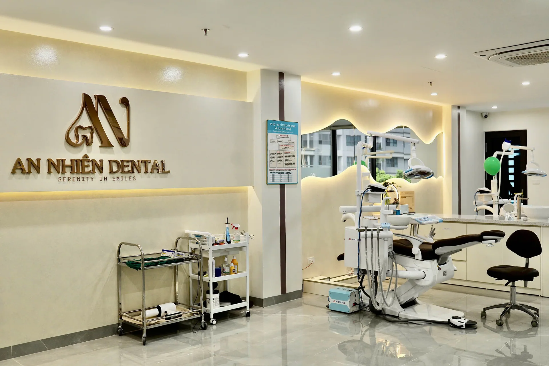 Không gian điều trị nha khoa